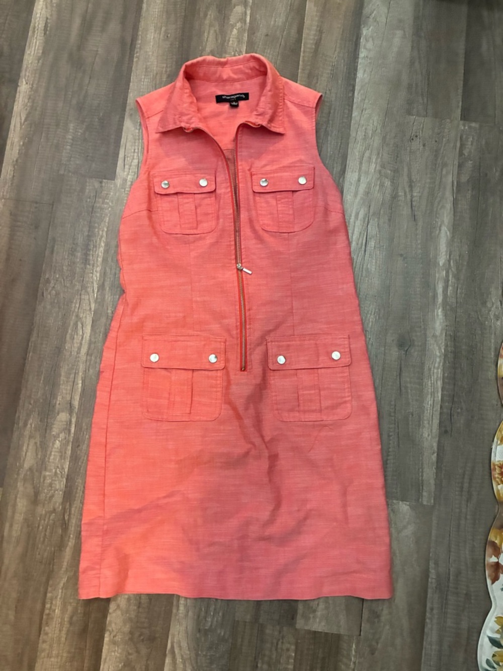Sharagano Coral Pink Lightweight Top